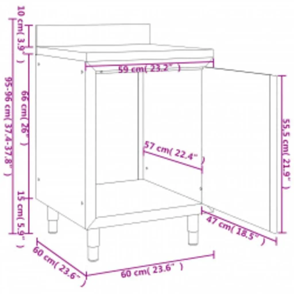 Stainless Steel Commercial Kitchen Storage Cabinet