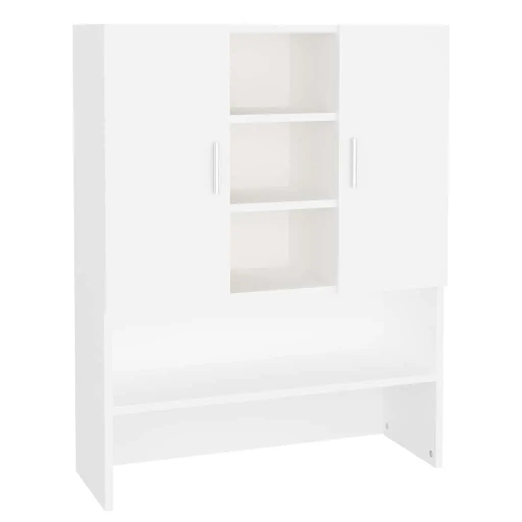 White Washing Machine Cabinet for Storage