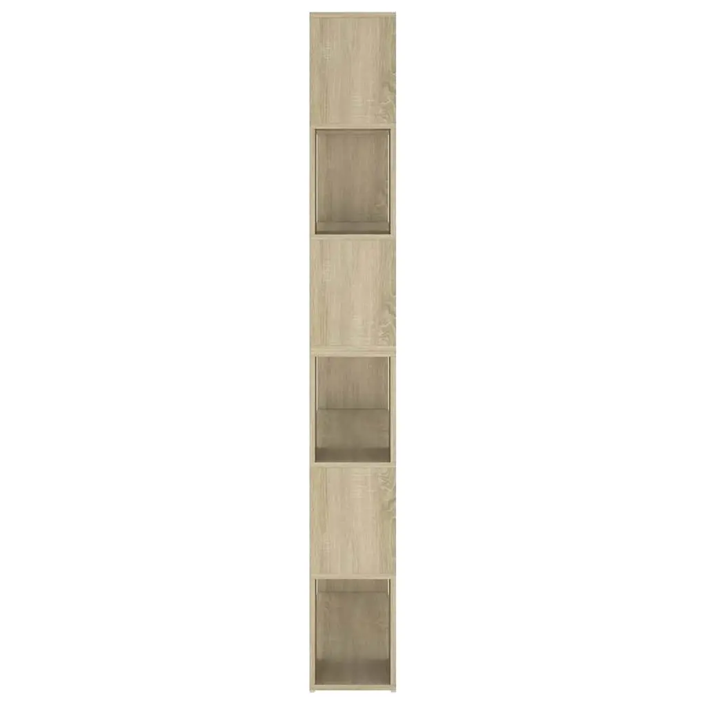 Book Cabinet Room Divider Shelving Unit Storage Organizer Brown Standing