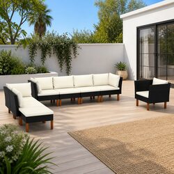Durable 8-Piece Garden Lounge Set for Outdoor Relaxation