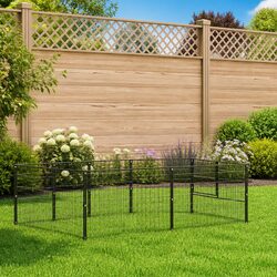 Durable Steel Wire Mesh Dog Kennel 5 m² Outdoor Enclosure