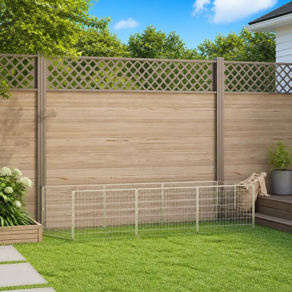 Steel Dog Kennel with Spacious 3m² Exercise Area