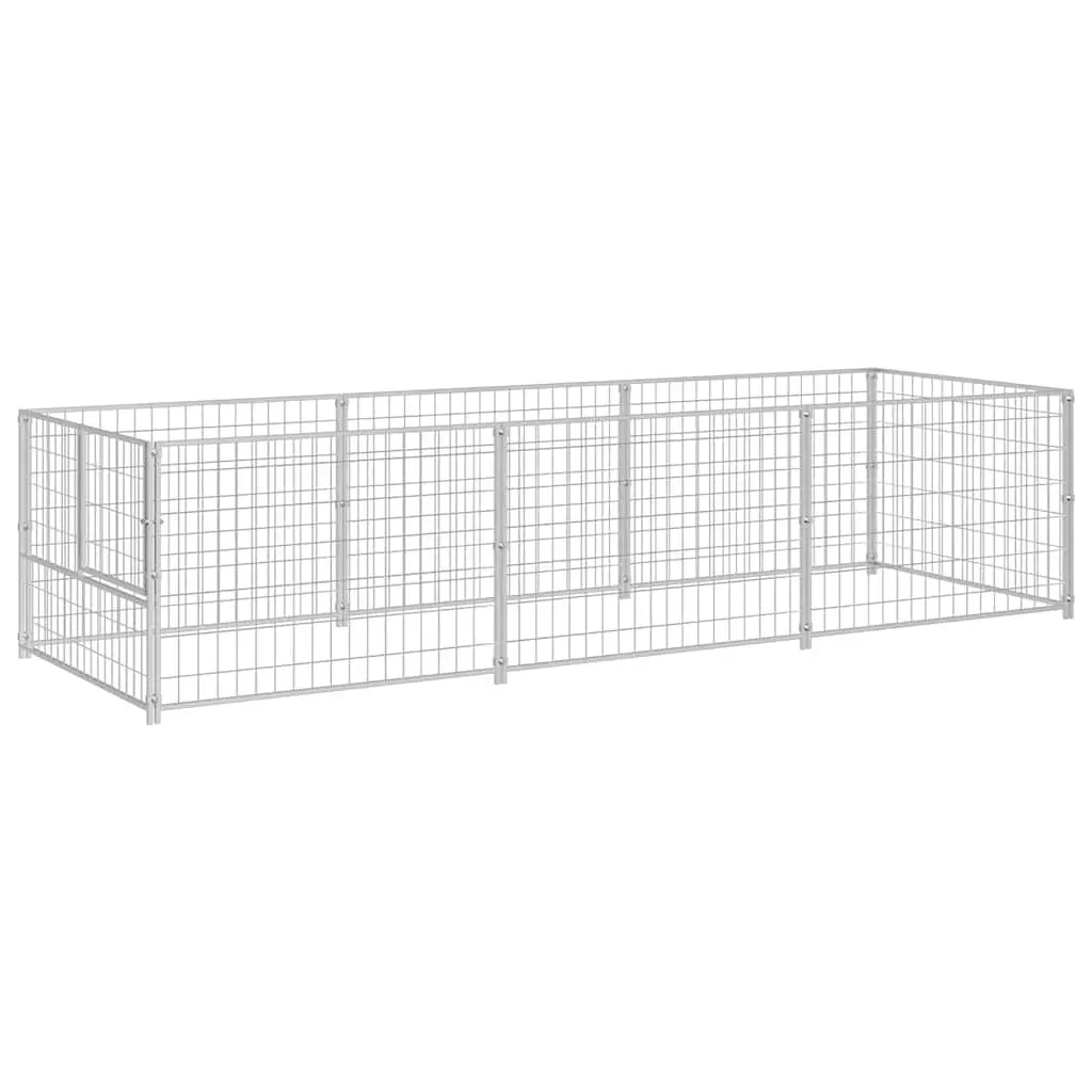 Steel Dog Kennel with Spacious 3m² Exercise Area