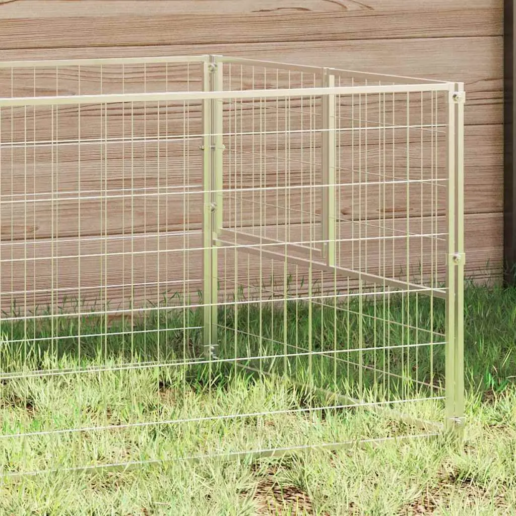 Steel Dog Kennel with Spacious 3m² Exercise Area