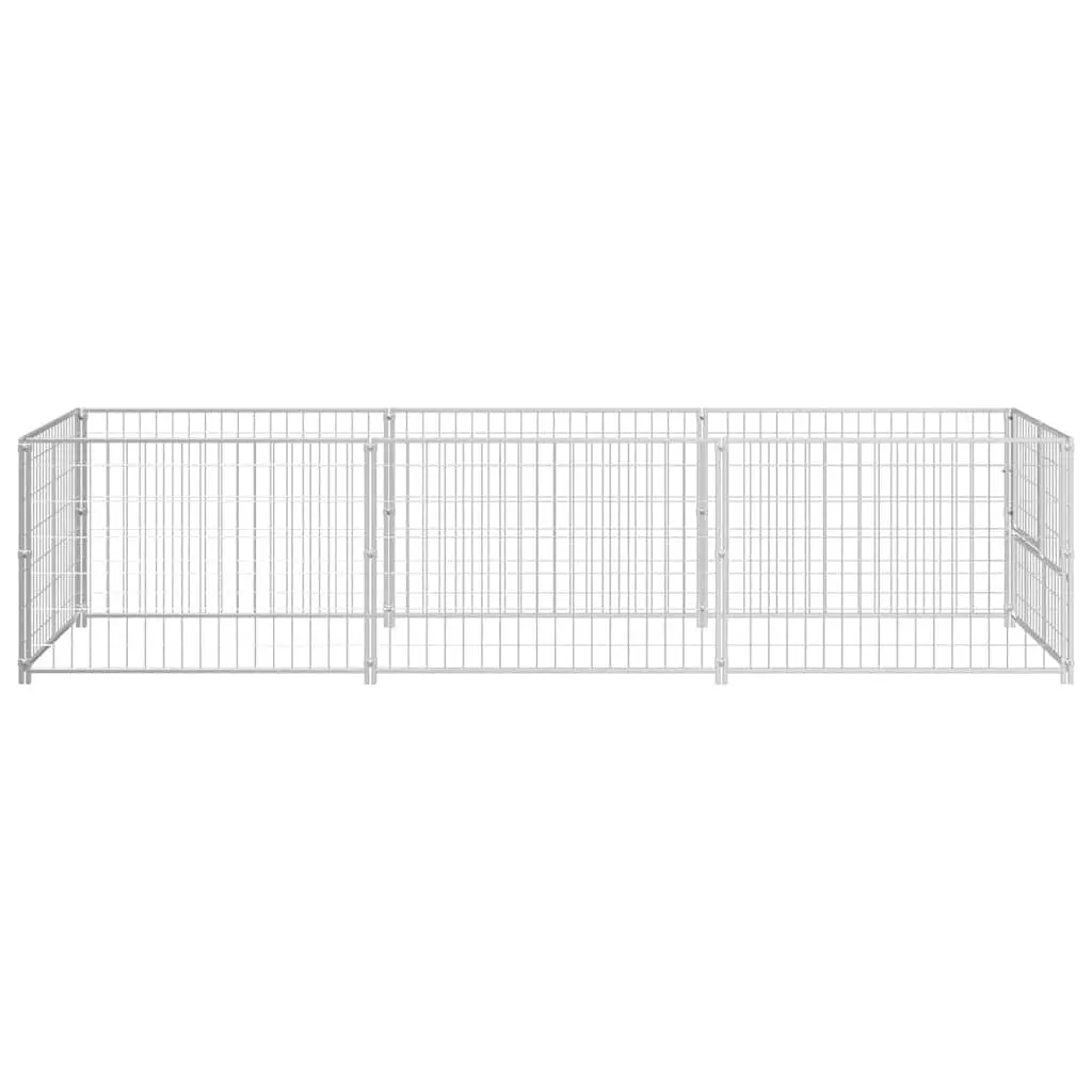 Steel Dog Kennel with Spacious 3m² Exercise Area