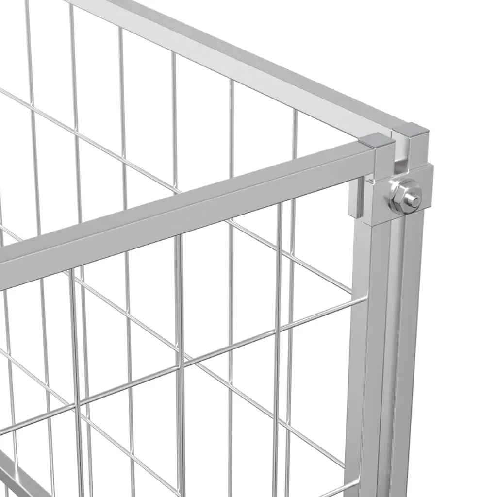 Steel Dog Kennel with Spacious 3m² Exercise Area