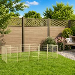Durable Outdoor Dog Kennel with Lockable Door