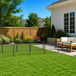 Durable Outdoor Dog Kennel 10m² Steel Mesh Enclosure