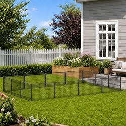 Durable Steel Wire Dog Kennel with Spacious Play Area