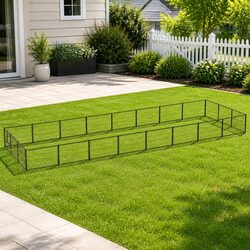 Large Steel Wire Mesh Outdoor Dog Kennel Enclosure 24m²