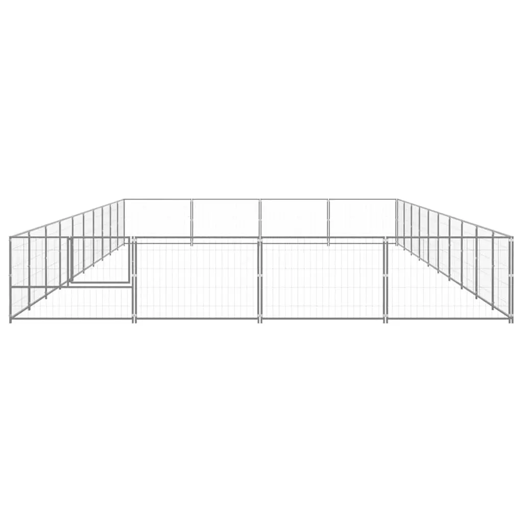 Outdoor Dog Kennel 40 m² Steel Wire Mesh Enclosure