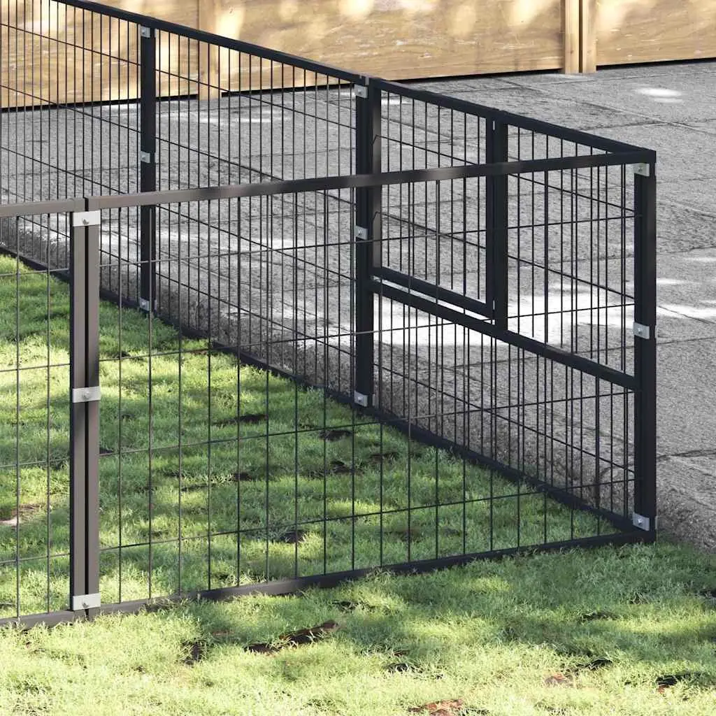 Large Steel Mesh Dog Kennel for Outdoor Play