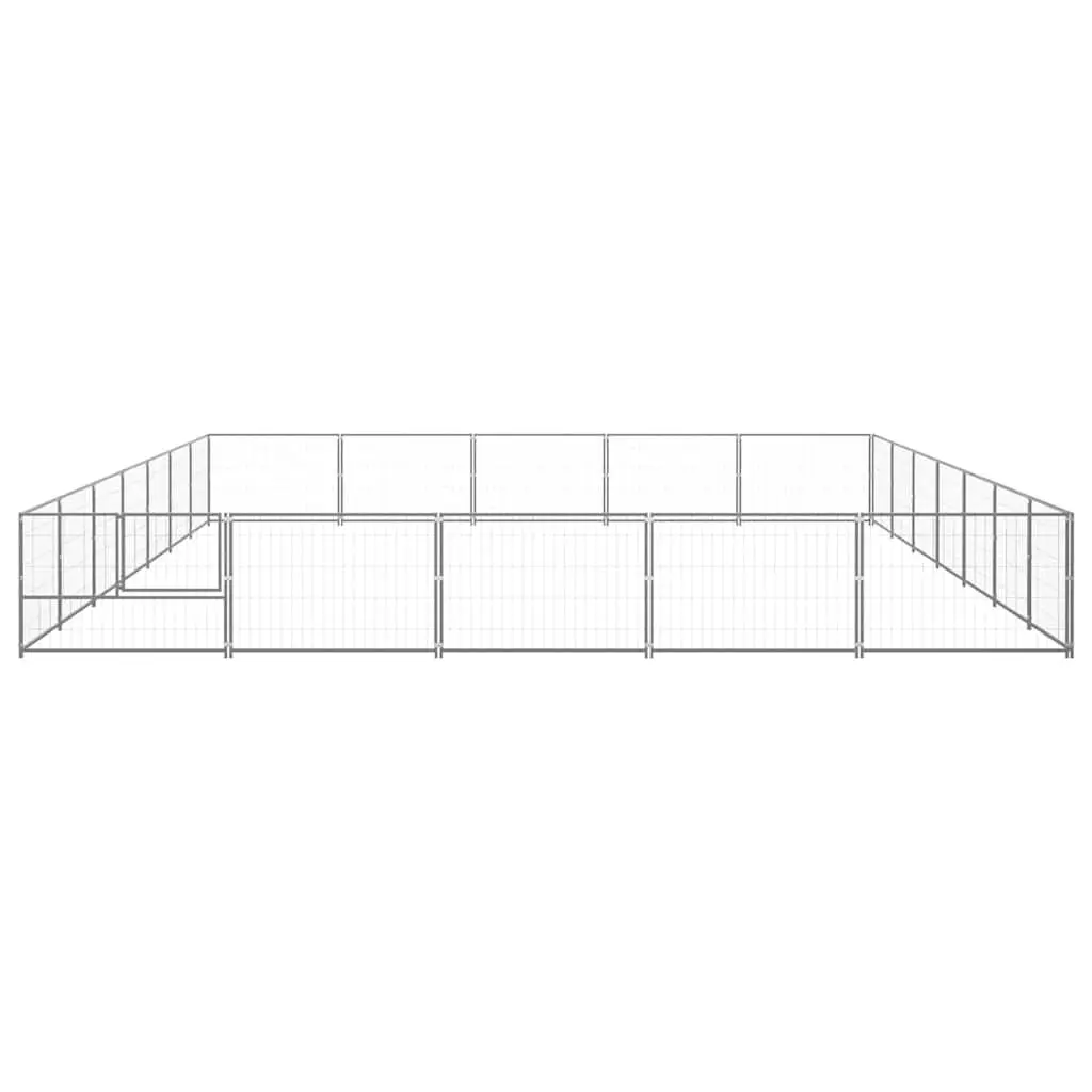 Steel Dog Kennel with Lockable Door