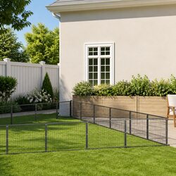 Large Steel Wire Mesh Dog Kennel for Outdoor Play
