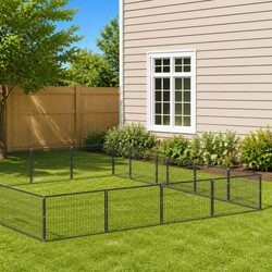 Durable 60m² Outdoor Dog Kennel with Lockable Door
