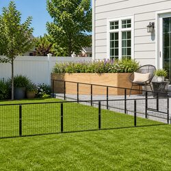 Large Outdoor Dog Kennel - Durable Steel Wire Playpen