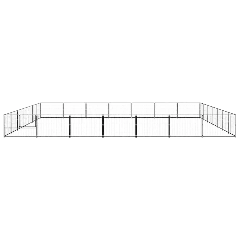 Dog Kennel Outdoor Pet Enclosure Steel Wire Mesh Exercise Run Playpen Large