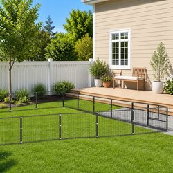 Durable Large Outdoor Steel Dog Kennel for Play