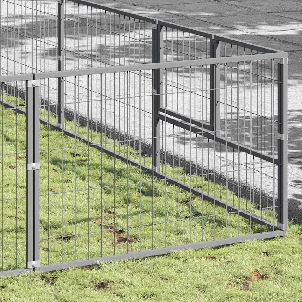 Steel Dog Kennel for Outdoor Exercise Play