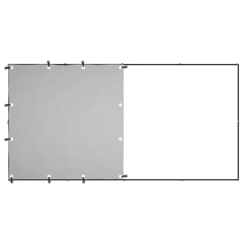 Dog Kennel Steel Outdoor Cage Enclosure Play Pen 2.42m² Black
