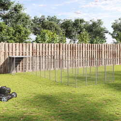 Large Steel Outdoor Dog Kennel Cage Enclosure