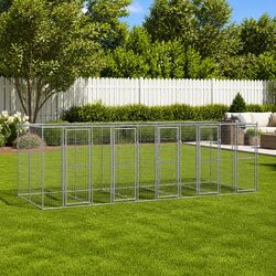 Durable Outdoor Dog Kennel with Galvanised Steel Roof
