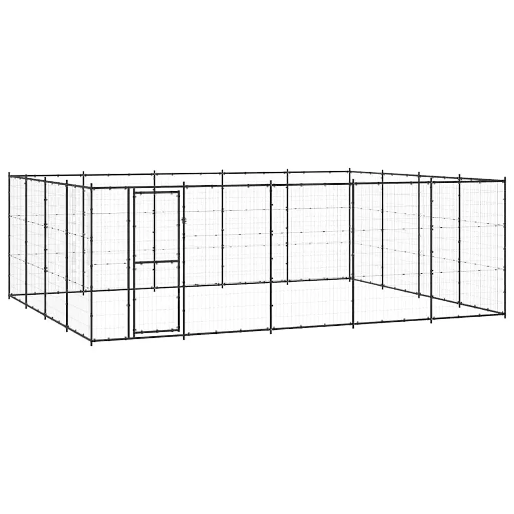 Outdoor Dog Kennel 24.2m² Steel Play Pen