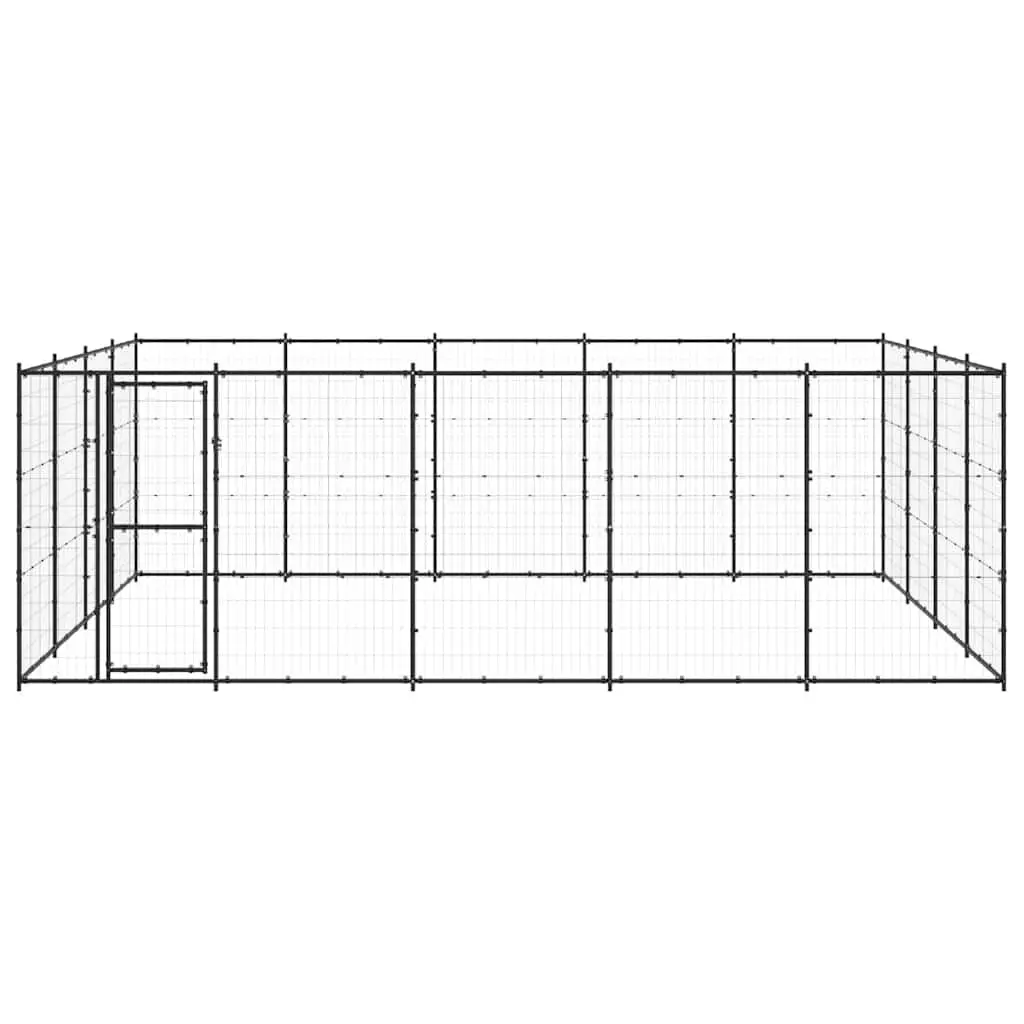Outdoor Dog Kennel 24.2m² Steel Play Pen