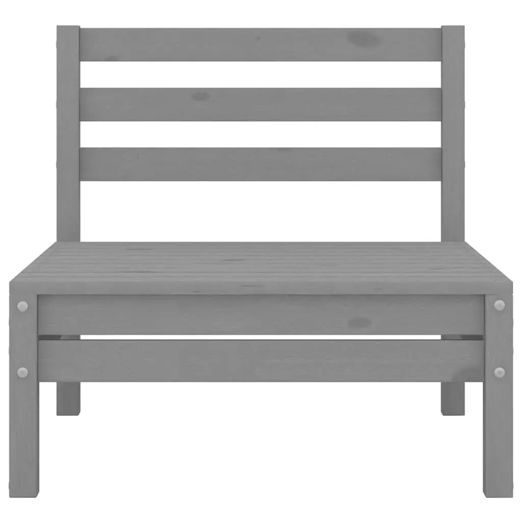 4 Piece Grey Modular Garden Lounge Set