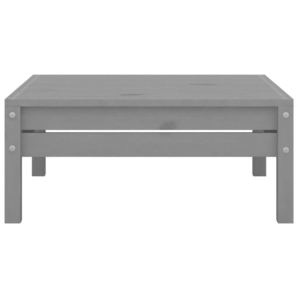 4 Piece Grey Modular Garden Lounge Set