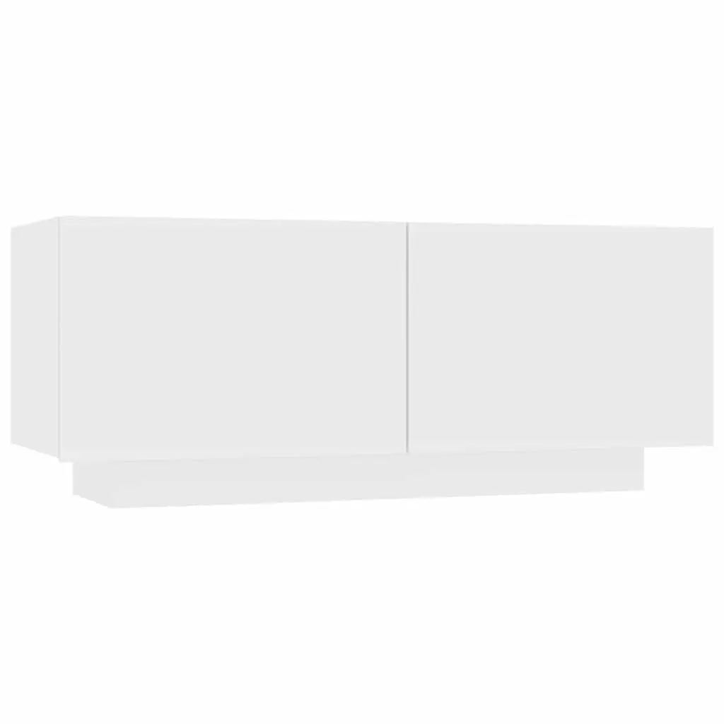 Bedside Cabinet Engineered Wood 100x35x40 cm White