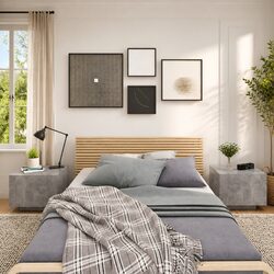 Sturdy Grey Bedside Cabinet for Your Bedroom