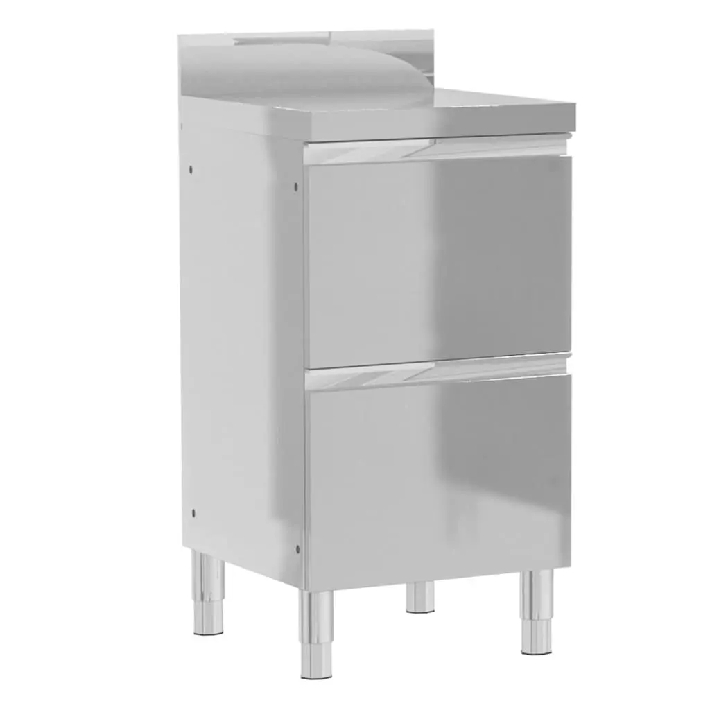 Stainless Steel 3 Piece Storage Cabinet Set for Commercial Kitchen Restaurant Hotel Garage