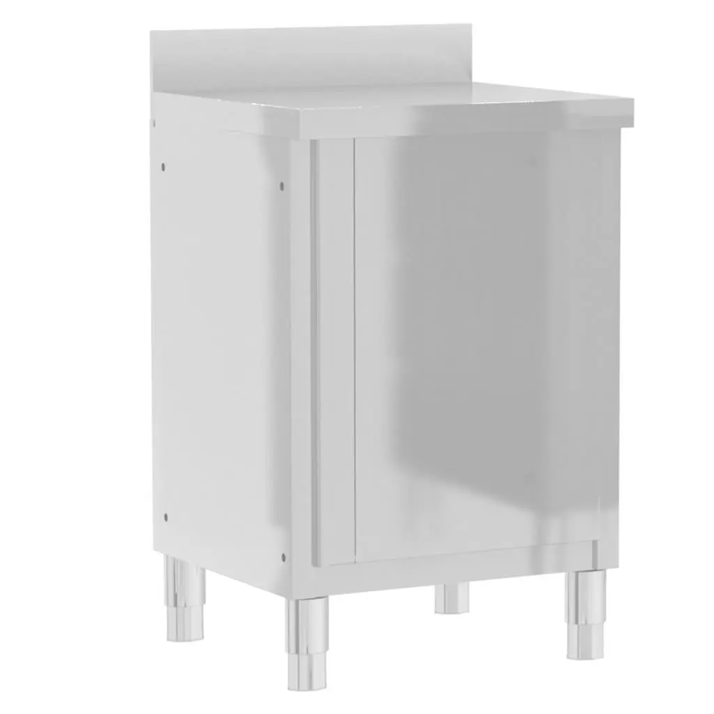Stainless Steel 3 Piece Storage Cabinet Set for Commercial Kitchen Restaurant Hotel Garage