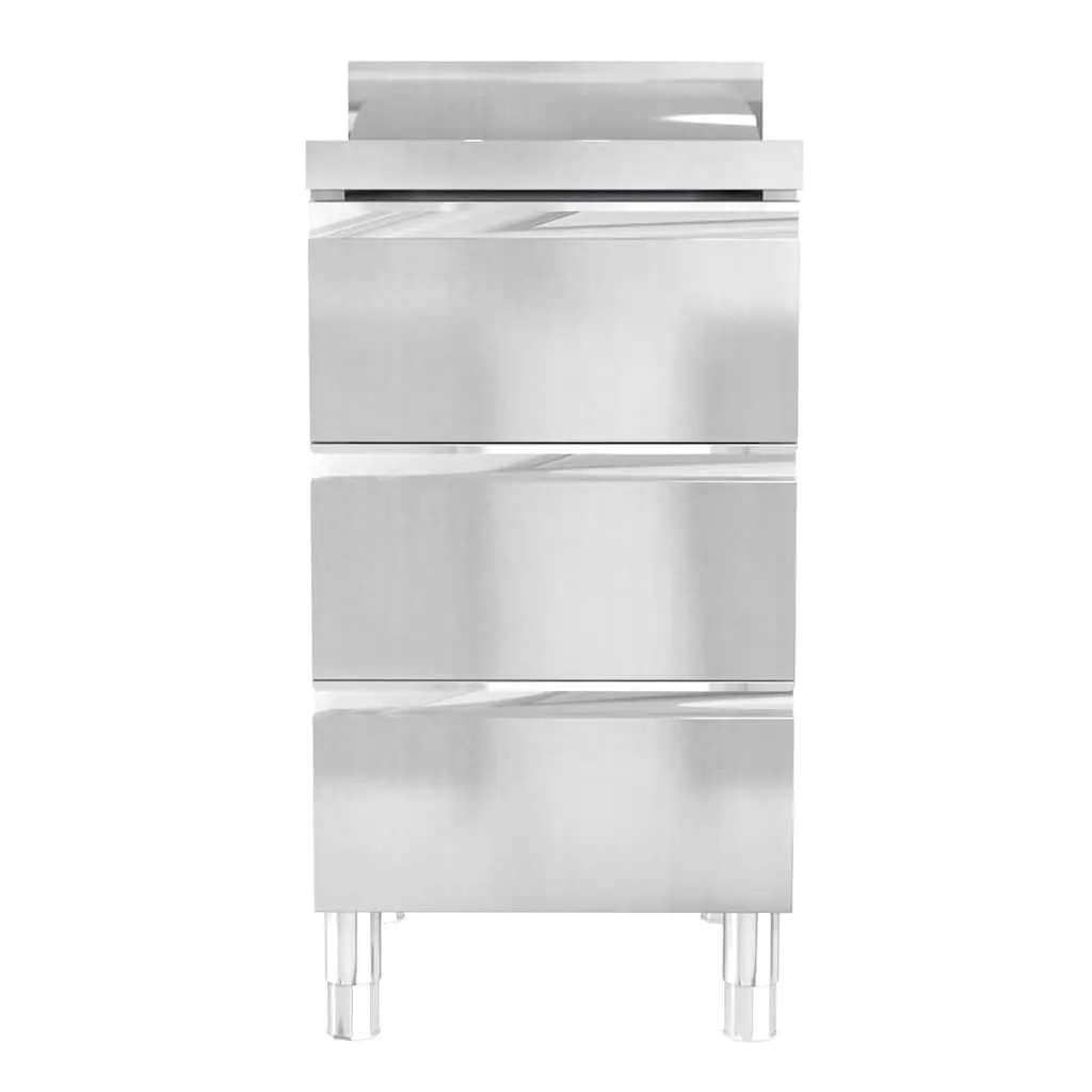 Stainless Steel Commercial Kitchen Cabinet Storage Unit Food Service 3 pcs Set