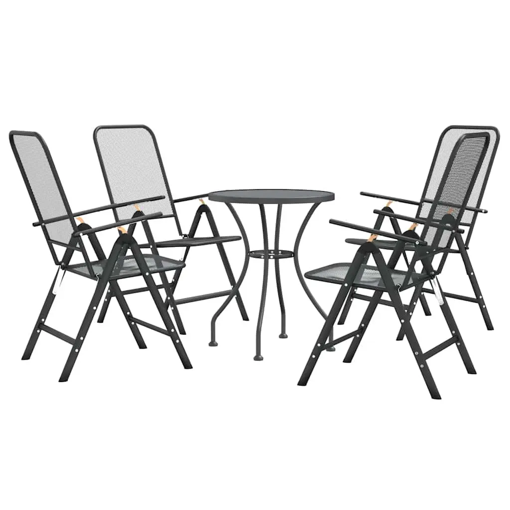Expanded Metal Mesh Garden Dining Set for Outdoor Use