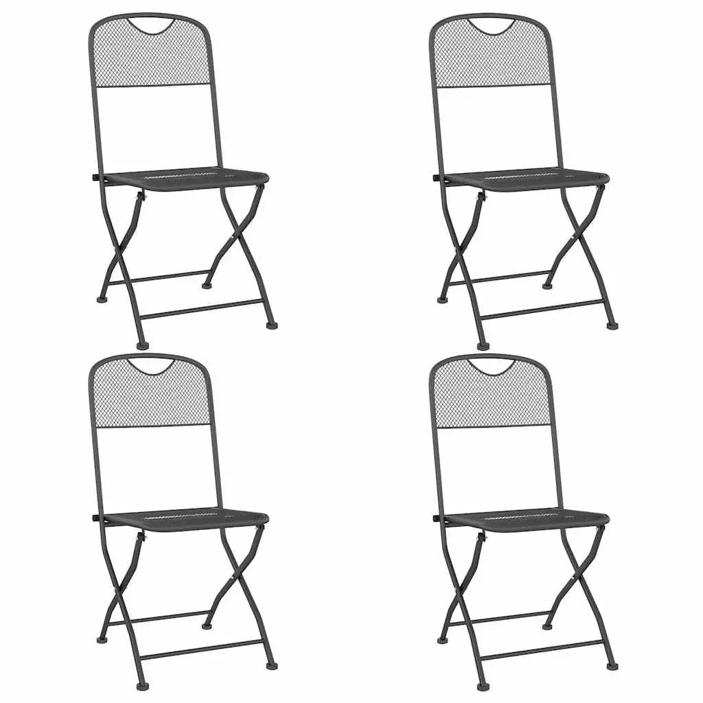 5 Piece Garden Dining Set in Anthracite