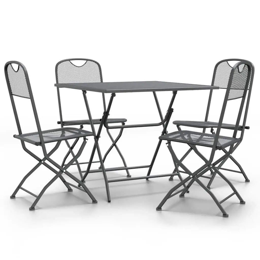 5-Piece Anthracite Outdoor Dining Set