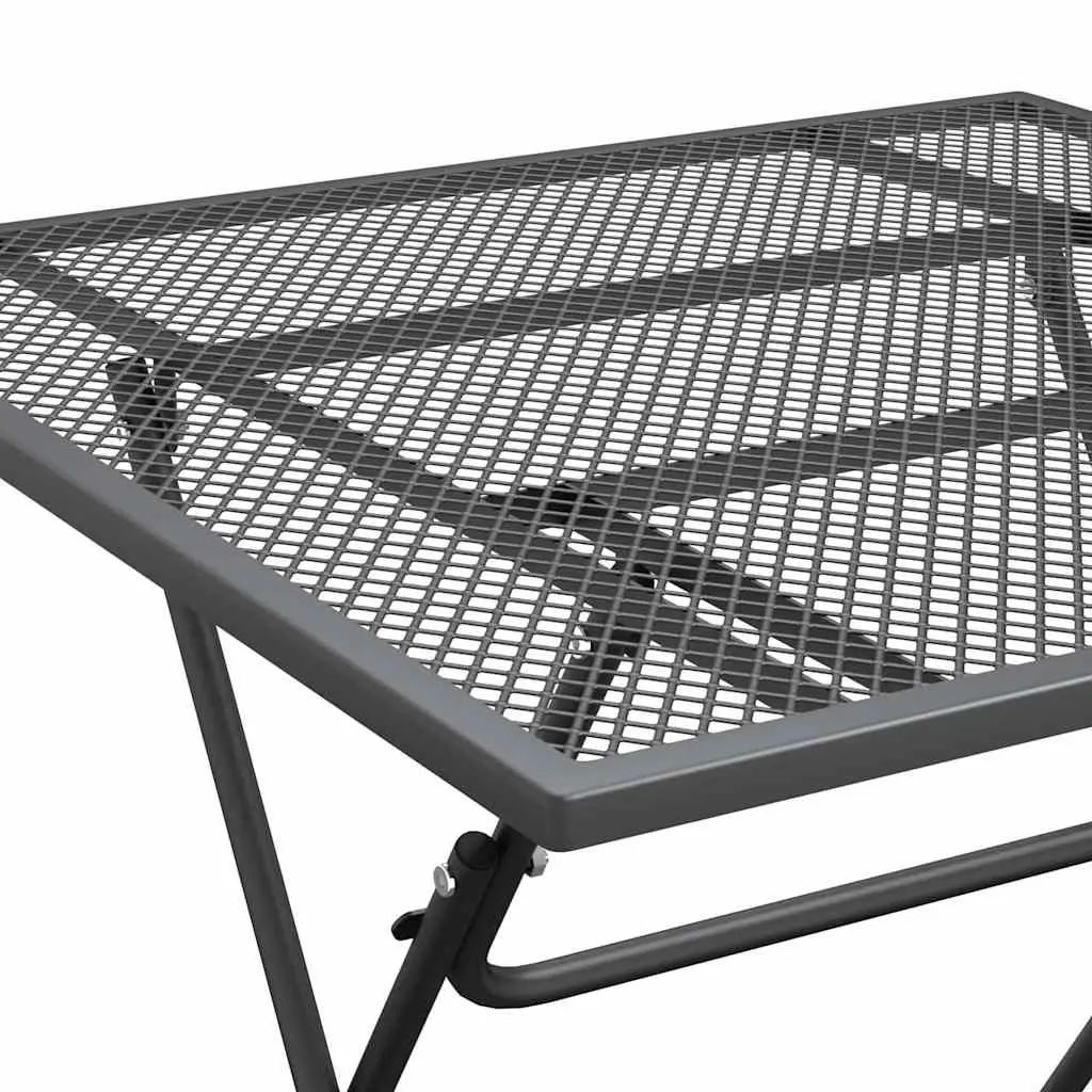 5 Piece Outdoor Dining Set with Foldable Chairs
