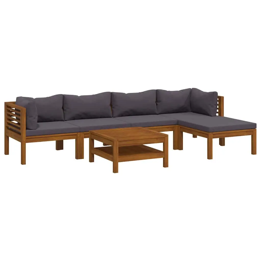 7 Piece Outdoor Modular Sofa Set with Coffee Table