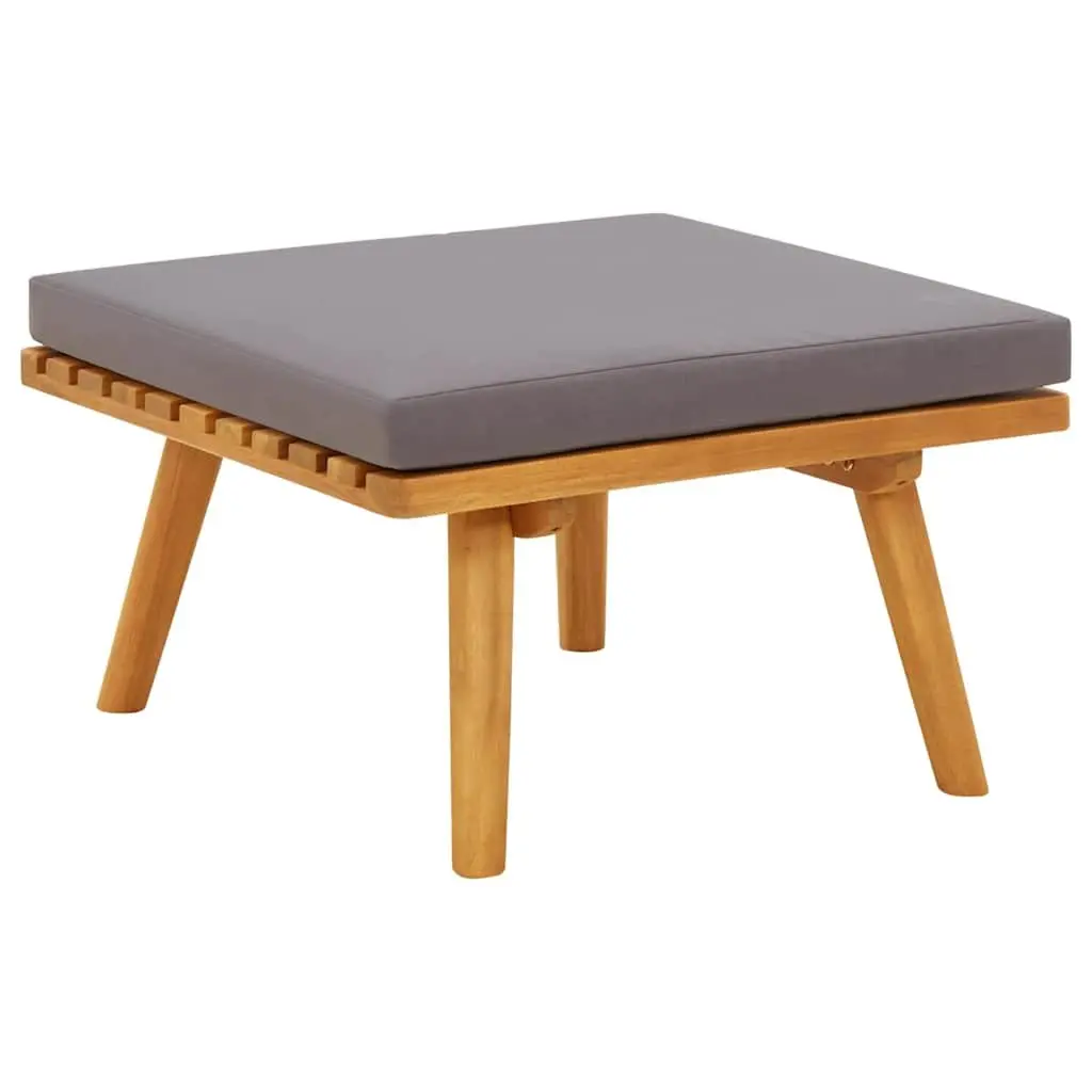 8 Piece Garden Lounge Set Solid Acacia Wood Outdoor Furniture Brown with Cushions