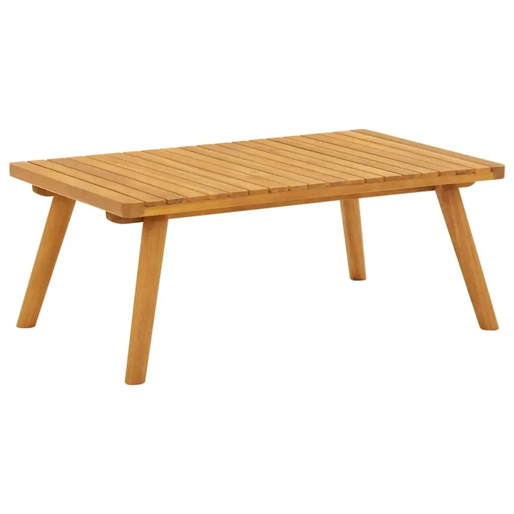 Garden Lounge Set Solid Acacia Wood 8 Piece Brown
