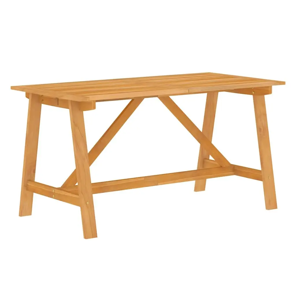 5-Piece Garden Dining Set with Solid Acacia Wood