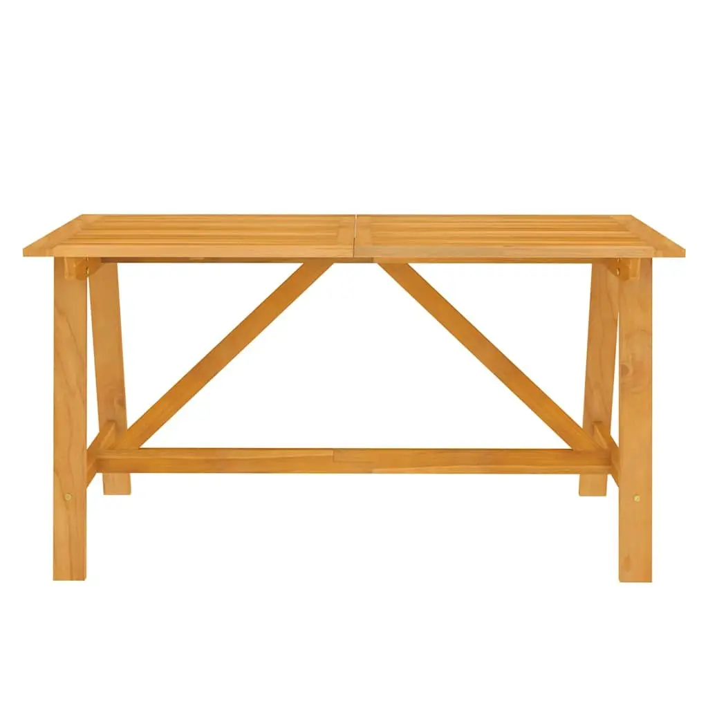 5-Piece Garden Dining Set with Solid Acacia Wood