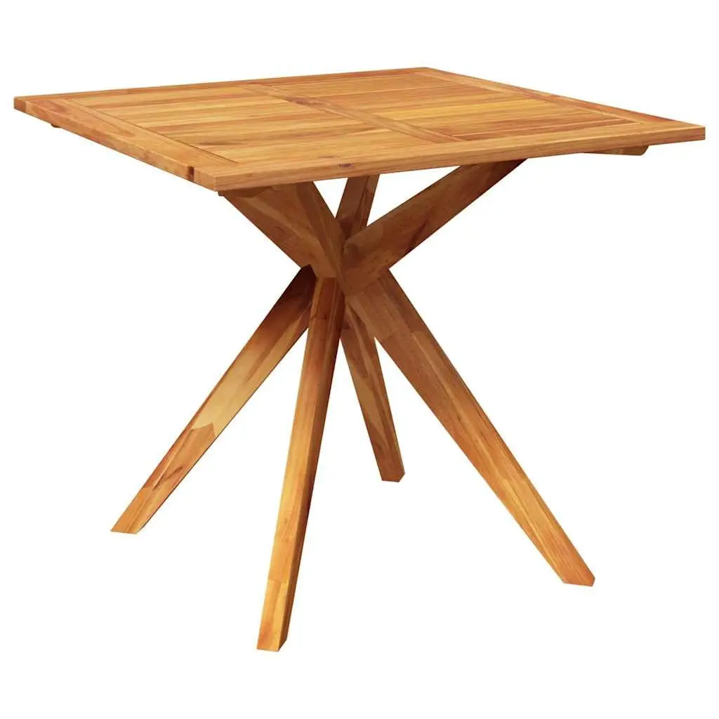 Solid Acacia Wood 5 Piece Garden Dining Set