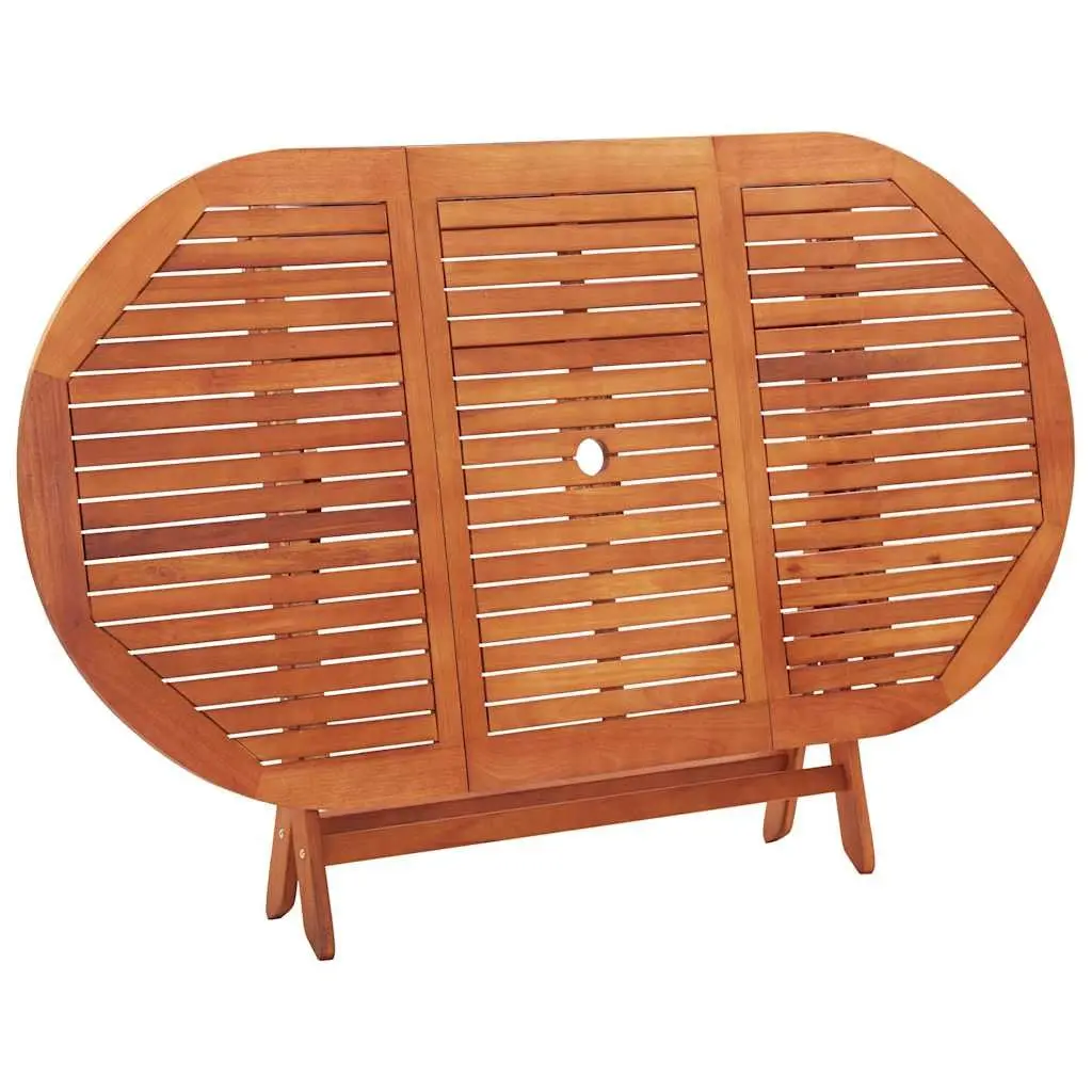 7-Piece Eucalyptus Wood Folding Outdoor Dining Set