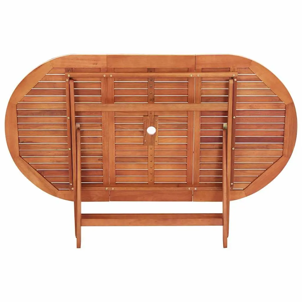 7-Piece Eucalyptus Wood Folding Outdoor Dining Set