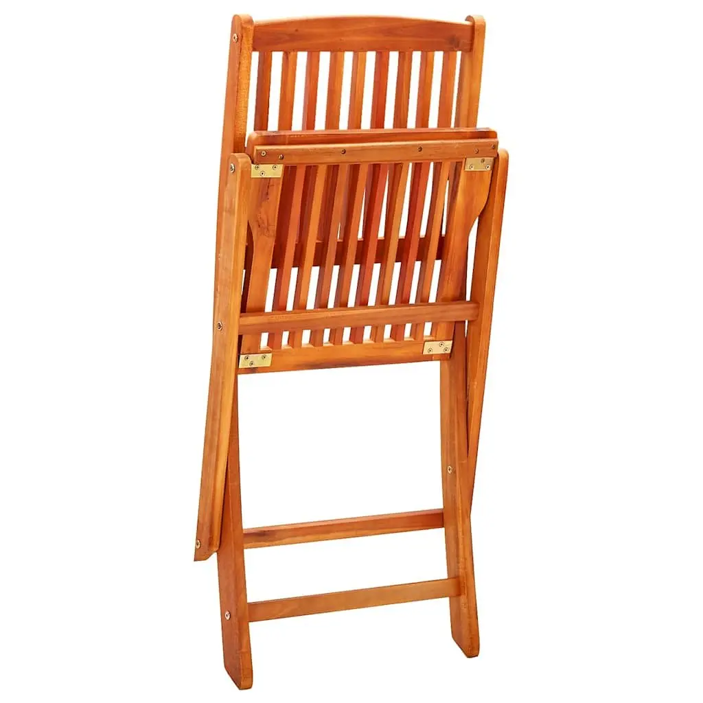 7-Piece Eucalyptus Wood Folding Outdoor Dining Set