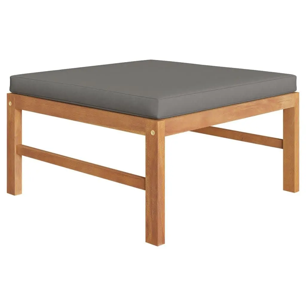 6-Piece Teak Garden Lounge Set with Cushions