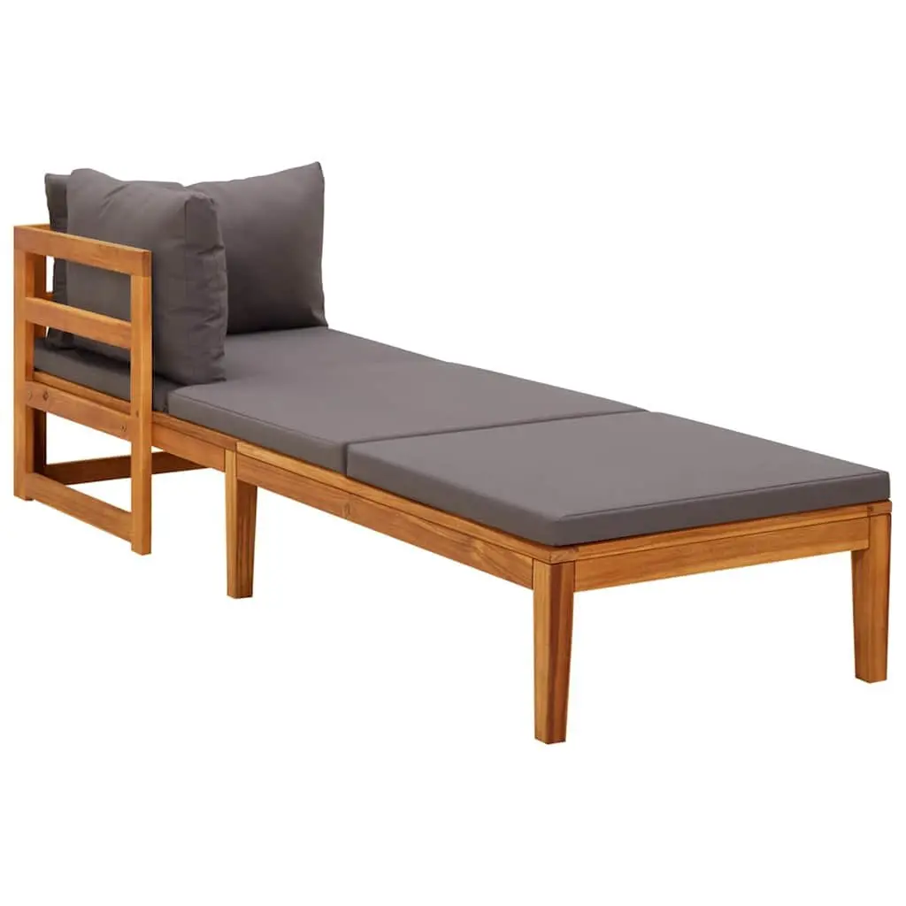 Acacia Wooden Garden Lounge Set with Cushions